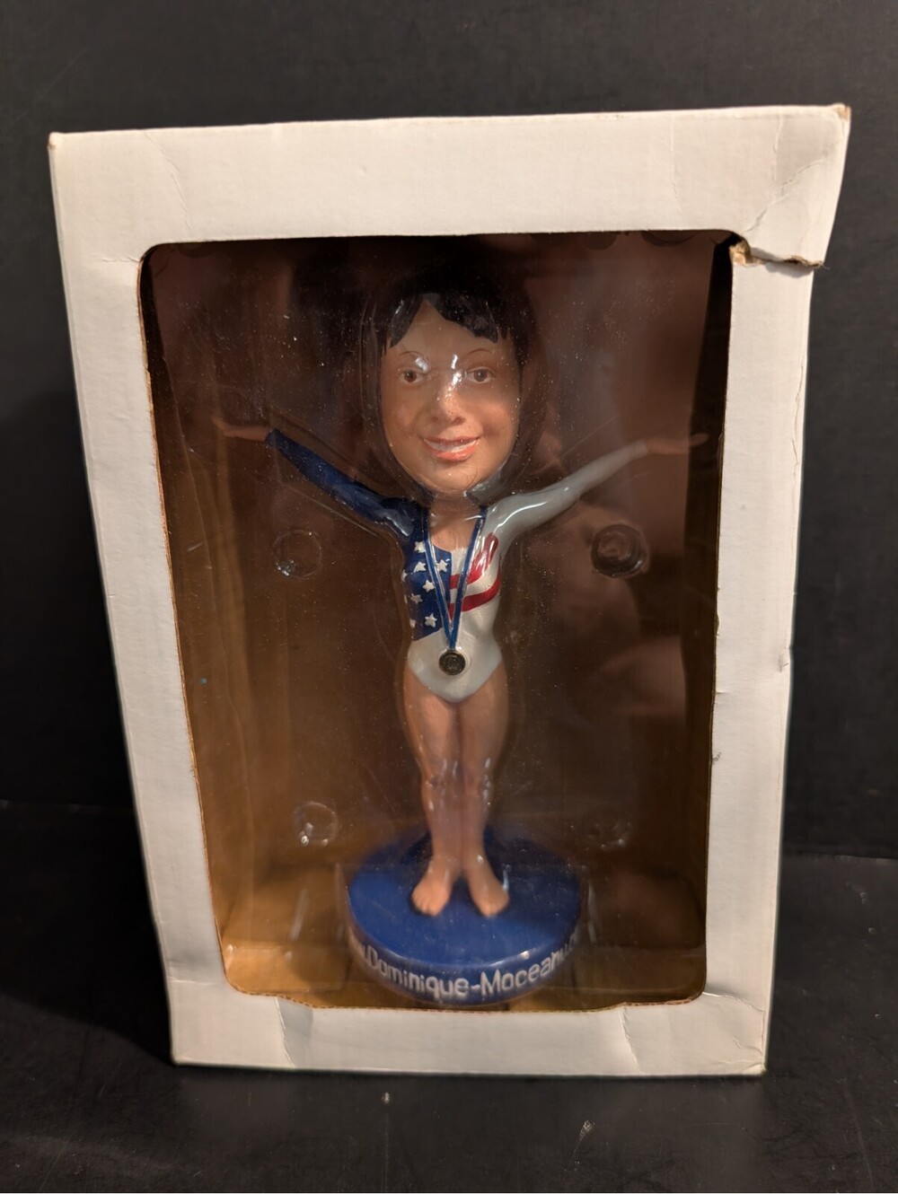 Dominique Moceanu Signed Bobblehead Gymnastics 1996 Gold Medal Atlanta Olympics